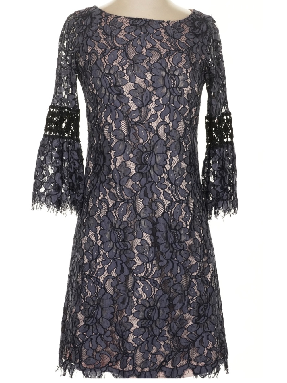Eliza J Navy Lace Dress